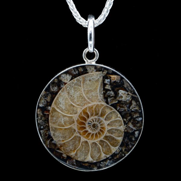 Ammonite Inlay Necklace Discount