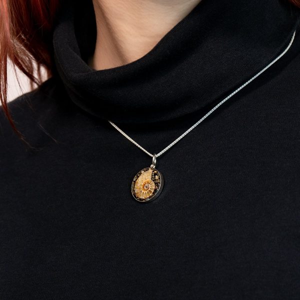 Ammonite Inlay Necklace Discount - Image 2