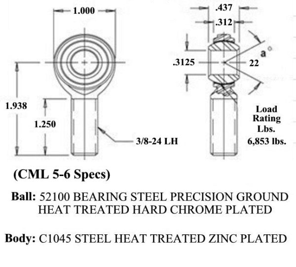 5 16 x 3 8-24 Economy 4 Link Kit With 5 16 Aluminum Cone Spacers & Jam Nuts For Cheap - Image 3