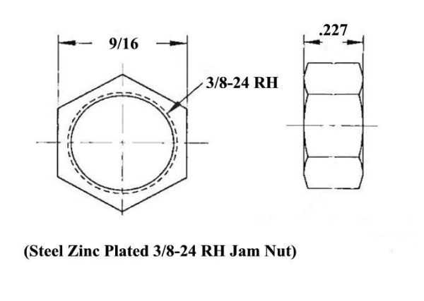 5 16 x 3 8-24 Economy 4 Link Kit With 5 16 Aluminum Cone Spacers & Jam Nuts For Cheap - Image 4