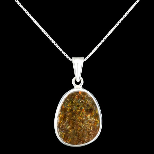 Ammolite Gemstone Pendant Necklace - Standard For Cheap - Image 5