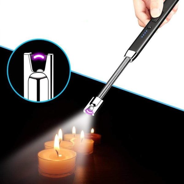 USB Rechargeable Flexible Arc Electric Lighter on Sale - Image 3