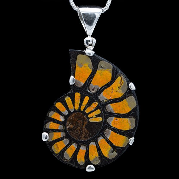 Ammonite Inlay Pendants Sale