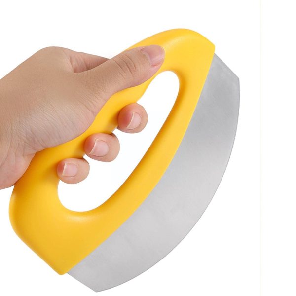 Stainless Steel Rocking Pizza Cutter with Protective Sleeve Discount - Image 4