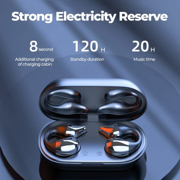 Wireless Ear Clip Bluetooth 5.2 Earphones For Sale - Image 5