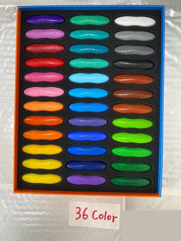 Peanut Crayons for Kids, Washable Non-Toxic Watercolor Sticks Fashion