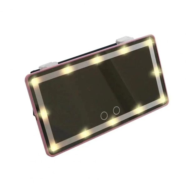 Adjustable LED Car Visor Makeup Mirror For Discount