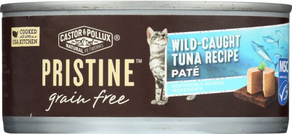 CASTOR & POLLUX: Cat Food Pristine Grain Free Tuna, 5.5 oz Online Sale